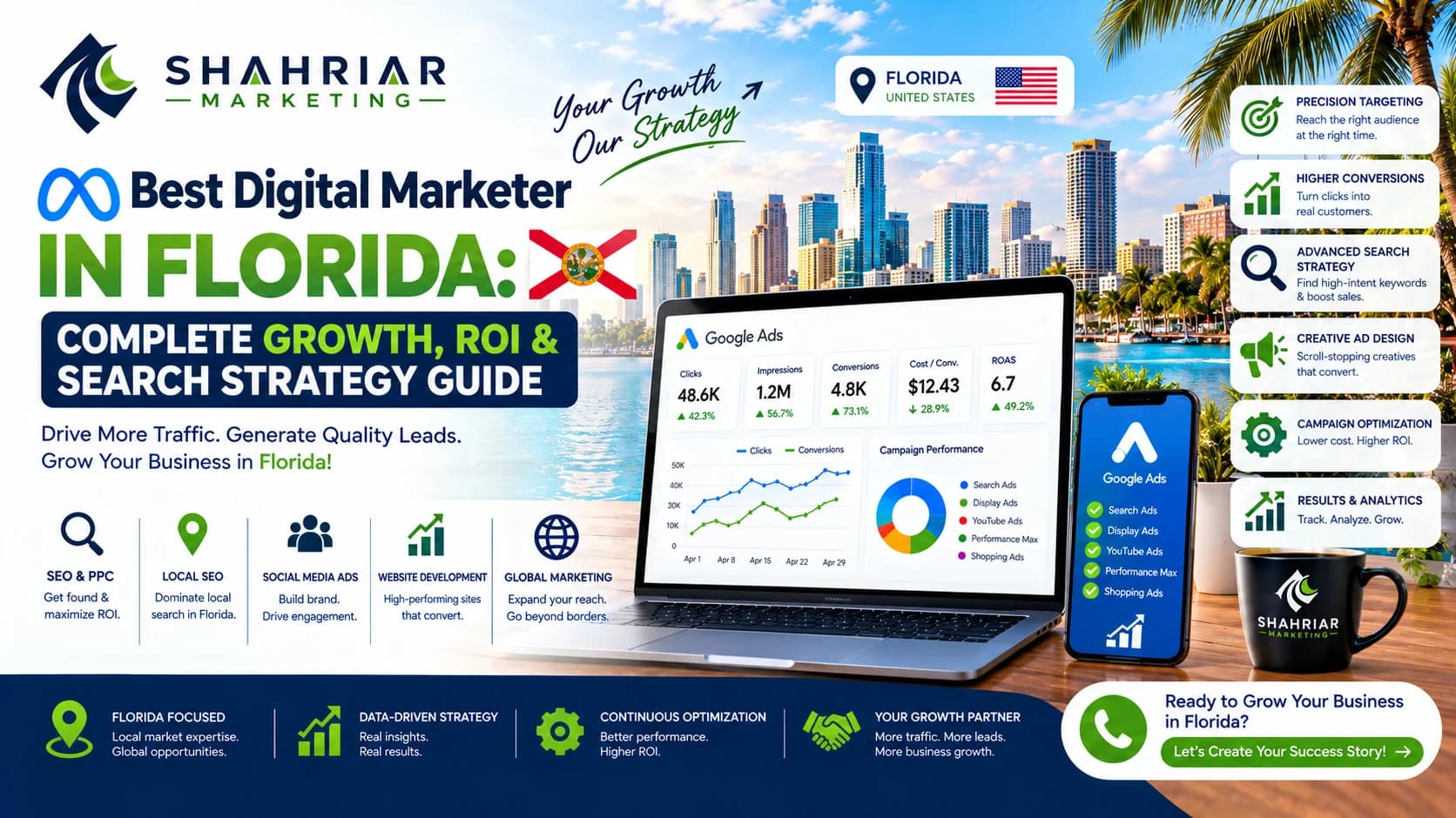Best Digital Marketer in Florida: Complete Growth, ROI & Search Strategy Guide - Sakhawat Hossain Shahriar Marketing