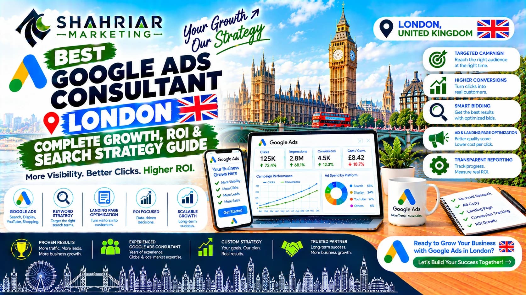 Best Google Ads Consultant London: Complete Growth, ROI & Search Strategy Guide - Sakhawat Hossain Shahriar Marketing