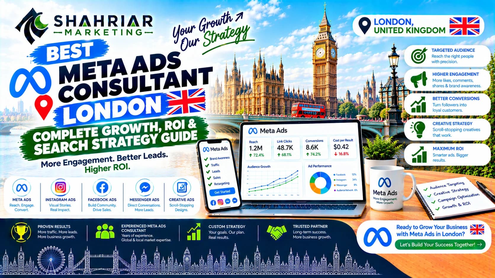 Best Meta Ads Consultant London: Complete Growth, ROI & Search Strategy Guide - Sakhawat Hossain Shahriar Marketing