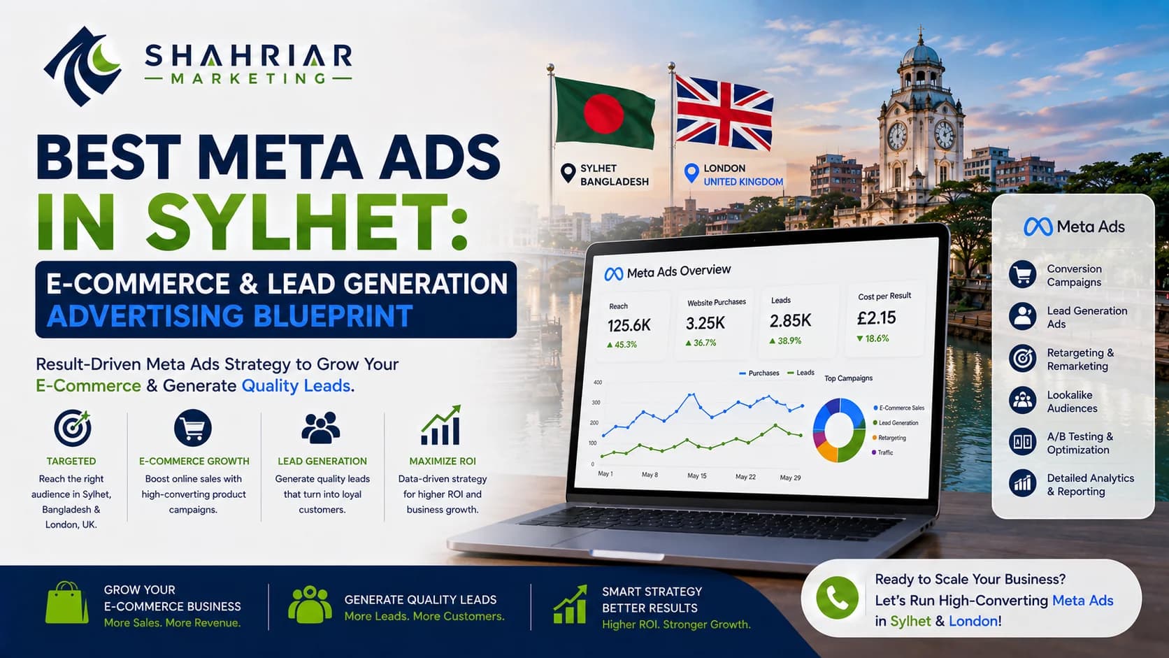 Best Meta Ads Expert in Sylhet: E-Commerce & Lead Generation Advertising Blueprint - Sakhawat Hossain Shahriar Marketing