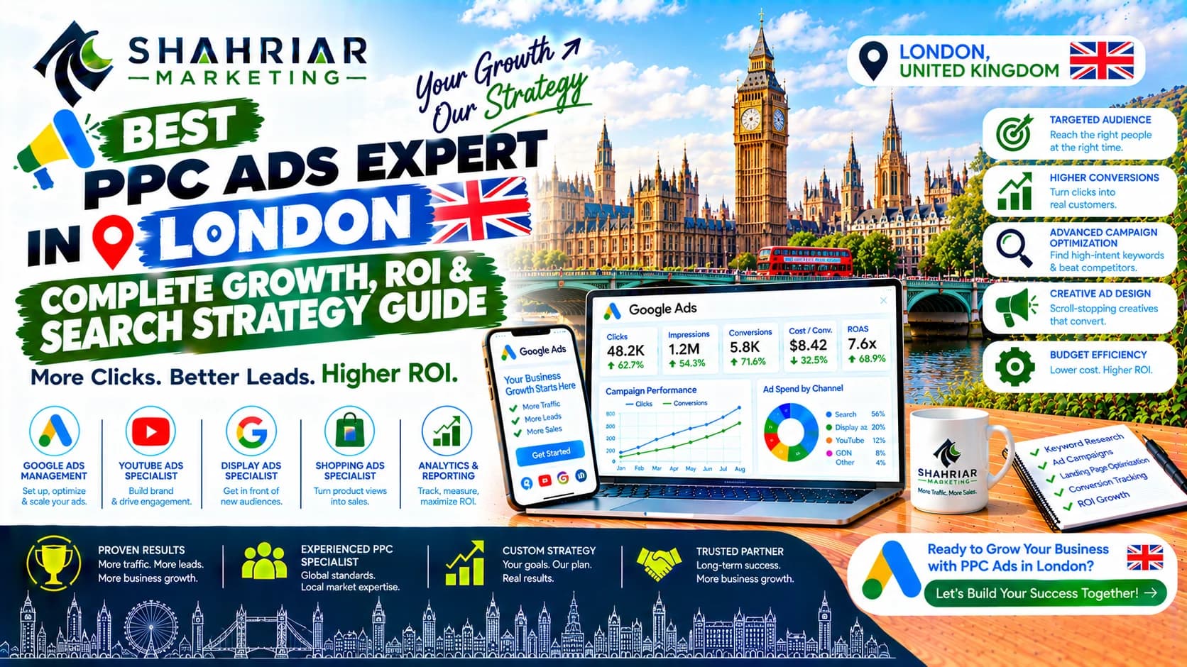 Best PPC Ads Expert in London: Complete Growth, ROI & Search Strategy Guide - Sakhawat Hossain Shahriar Marketing