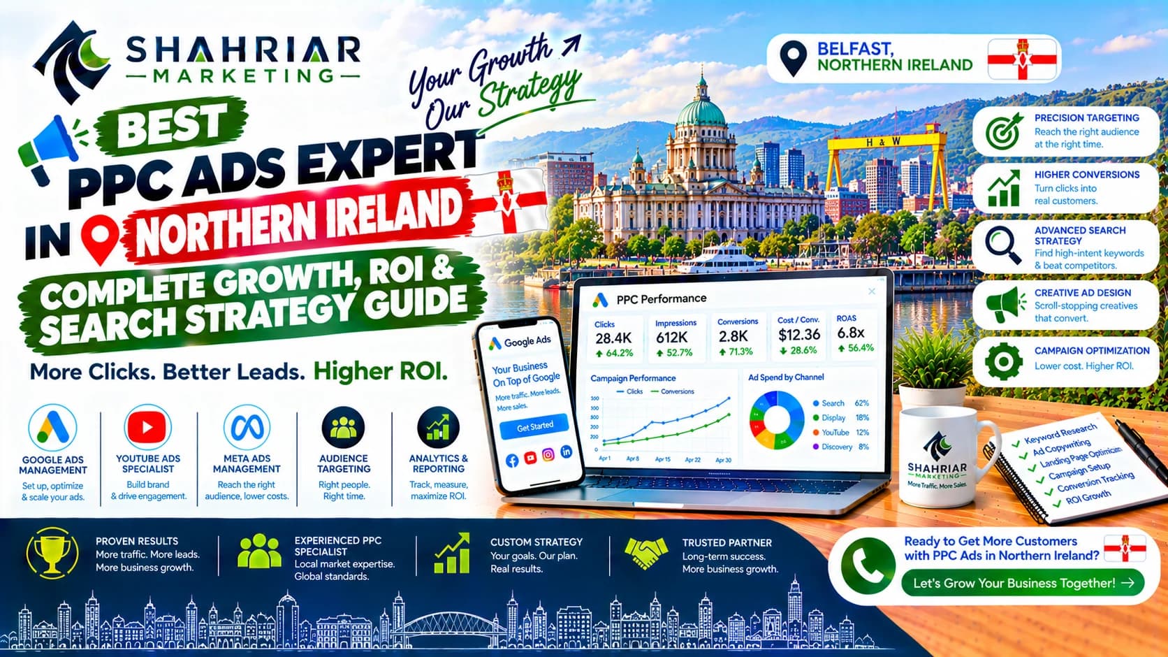 Best PPC Ads Expert in Northern Ireland: Complete Growth, ROI & Search Strategy Guide - Sakhawat Hossain Shahriar Marketing