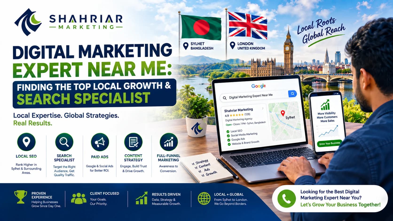 Digital Marketing Expert Near Me: Finding the Top Local Growth & Search Specialist - Sakhawat Hossain Shahriar Marketing