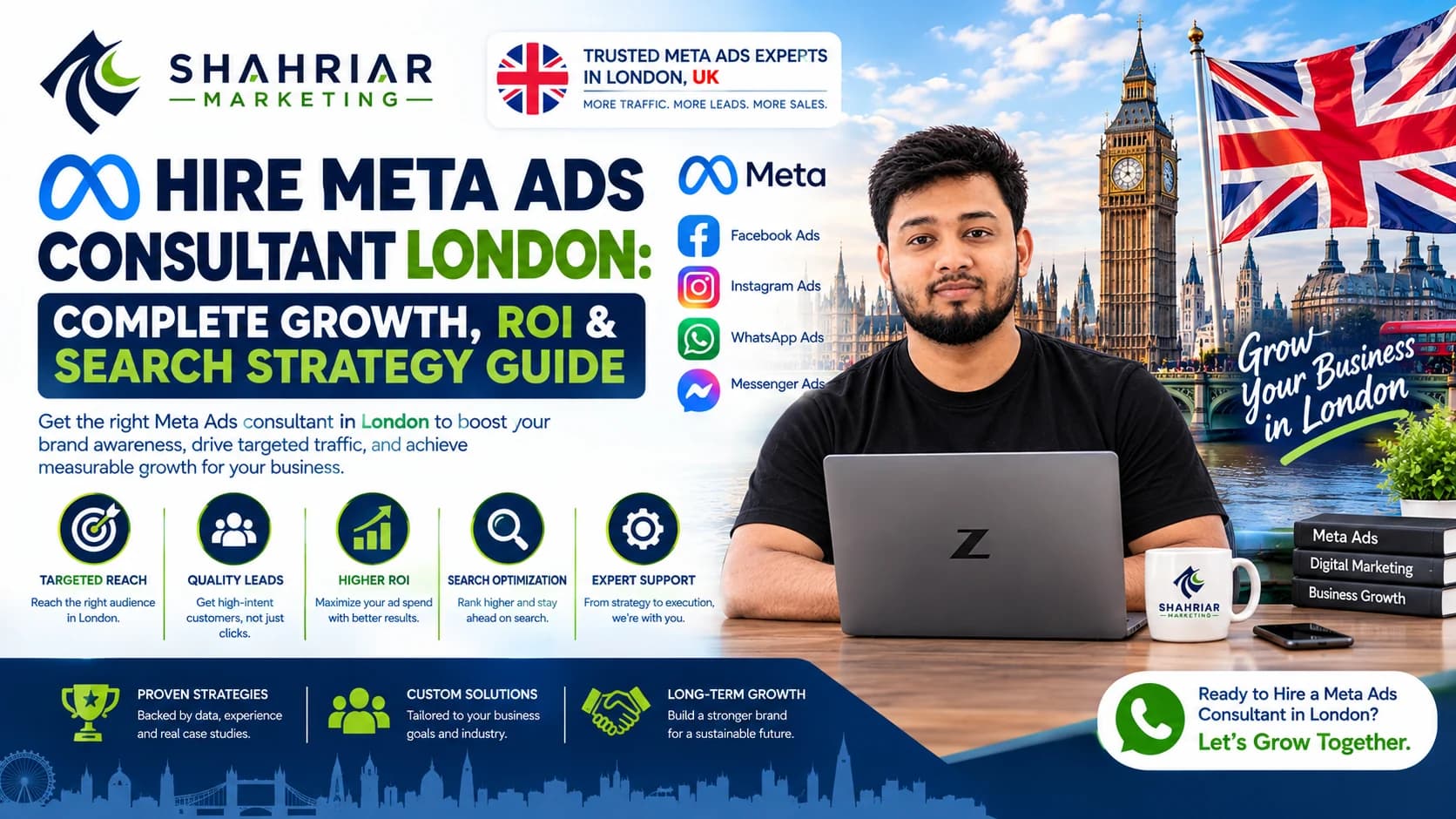 Hire Meta Ads Consultant London: Complete Growth, ROI & Search Strategy Guide - Sakhawat Hossain Shahriar Marketing