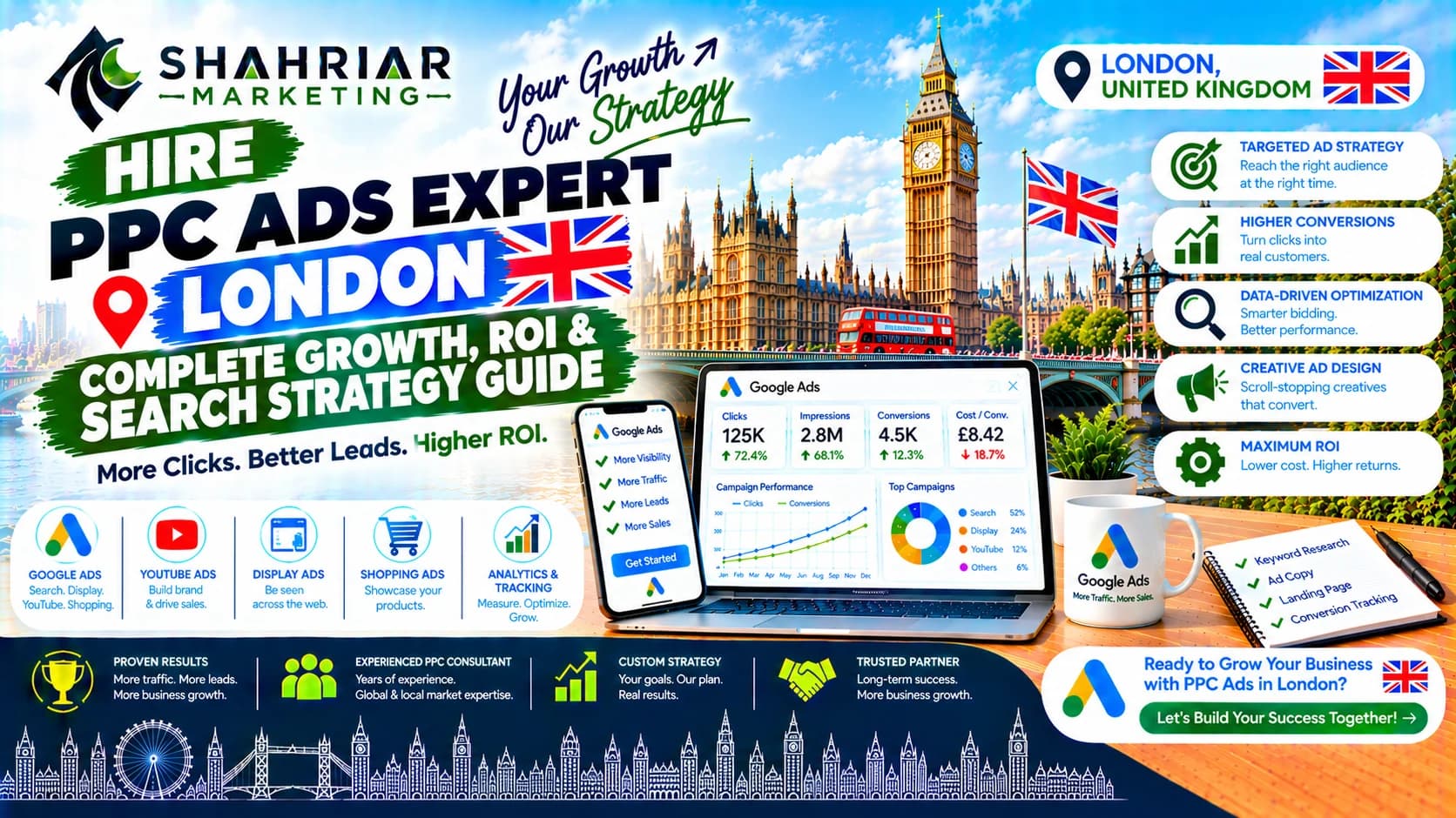 Hire PPC Ads Expert in London: Complete Growth, ROI & Search Strategy Guide - Sakhawat Hossain Shahriar Marketing