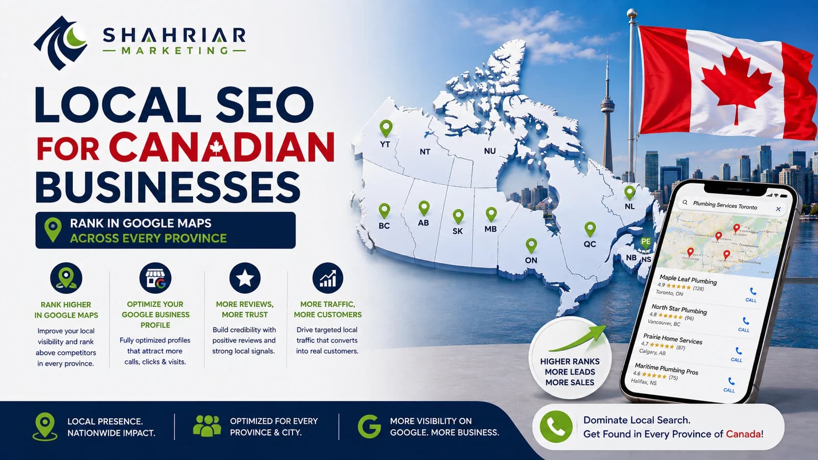Local SEO for Canadian Businesses: Rank in Google Maps Across Every Province - Sakhawat Hossain Shahriar Marketing
