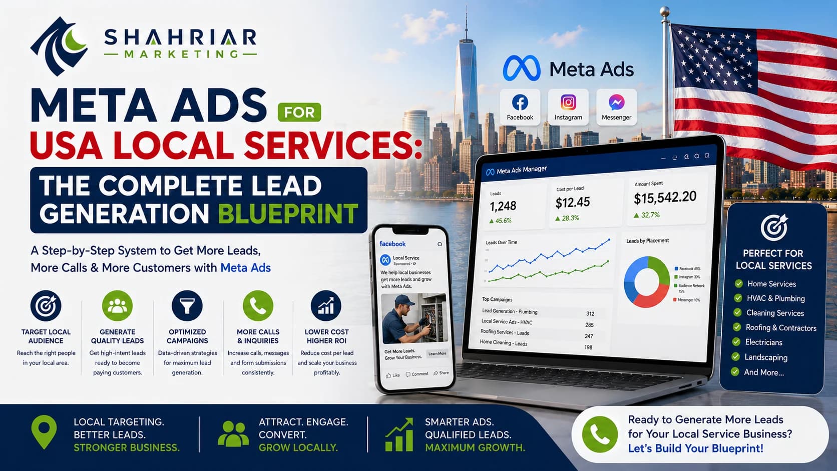 Meta Ads for USA Local Services: The Complete Lead Generation Blueprint - Sakhawat Hossain Shahriar Marketing